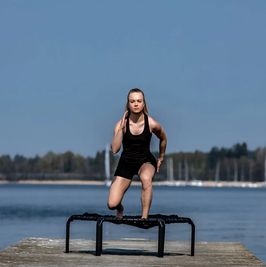 ACON Fit 55in Hexagon Black Rebounder