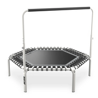 ACON Fit 55in White Hexagon Rebounder w/ Balance Handlebar