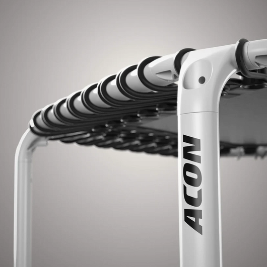 ACON Fit 55in White Hexagon Rebounder w/ Balance Handlebar